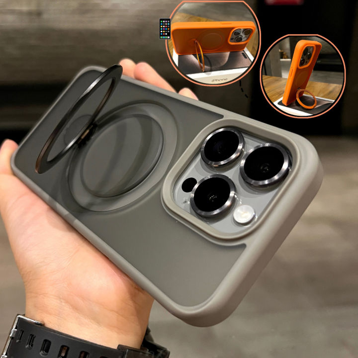 HOCE Magnetic Kickstand Phone Cases For iPhone 11 12 13 14 15 16