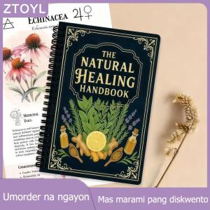 ZTOYL GUCHEN Natural Healing Handbook Spiral Bound Guide With Herbal Remedies And Recipes For Heart Health Blood Sugar Focus Boost