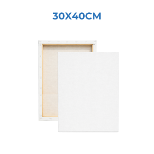Stretched White Art Canvas for Painting | DIY Picture Poster Wooden Frame Cotton Board | Art Supplies Drawing SG