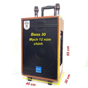 Loa kéo Bluetooth AZ-V-12-ABass 30chính hãng AZPRO thùng gỗ cao cấpMạch 12 núm chỉnh có Revert