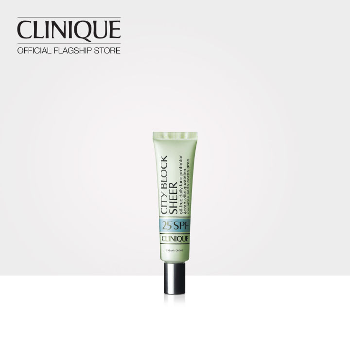 Clinique City Block Sheer Oil-Free Daily Face Protector Broad Spectrum SPF 25 40ml - sunscreen - sunblock