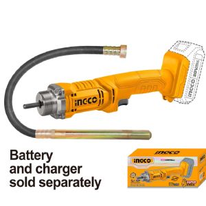 Ingco CCVLI202301 20V Lihtium-Ion 2.0Ah 35MMØX1.2M Cordless Concrete Vibrator