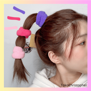 Ikat Rambut Donat Besar Ikat Rambut Cepol Korea