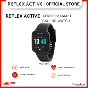 Reflex Active Series 23 Black SmartWatch 1.83” display IP67 GPS connection sports mode health monitor