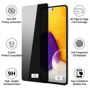 Tempered Glass Anti Spy Samsung A55/A55 5G A35/A35 5G A25 5G A20e A20 A21s A21 A22 5G A22 4G A23 4G A23 5G A24 4G A30 A30s A31 A50s A50 A32 4G A32 5G A33 5G A34 5G Pelindung Layar Hp /Antigores/TG/Anti Privacy/Intip/Kepo