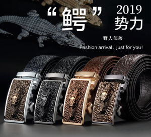 JNEi - CODE G-Ikat pinggang pria Gesper sabuk Tekstur Buaya BISA BAYAR DI TEMPAT (COD)