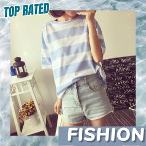 Tsion เพื่อนๆ มีกันหรือยังเอ่ยกับรุ่นนี้เลยเสื้อยืดลายทางสลับสีงานดีไม่บอกเลยว่าเด็ดมาก รีบกดใส่ตะกร้าเลยยย