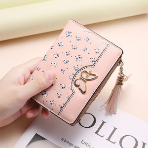 Ví nữ gập da tổng hợp cao cấp hoa nhí BAG U VHOABUOM95