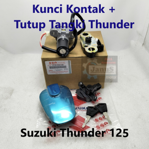 Kunci Kontak 4SF + Tutup Tangki SUZUKI THUNDER125 KUALITAS ASLI ORIGINAL SUZUKI SGP KONCI (Bisa Cod)