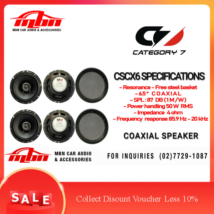 Car Audio Speaker System CATEGORY Coaxial Component Speaker System  2pcs /set INCHES COAXIAL COMPONENT SPEAKER Lazada PH