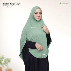 ALYAHIJAB -by NAJA - Faizah Bergo Dagu ukuran L Jumbo Dewasa Polos