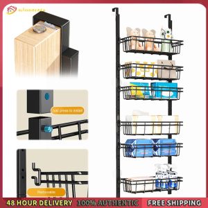 Winnereco 6-Tier Over The Door Pantry Organizer Space-Saving Over Door Racks for Home Use