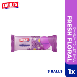 DAHLIA Kamper Ball Toilet Classic | Efektif menghilangkan bau dan mengusir serangga | isi 5 200gr isi 3 balls 120gr | Kamper Bola