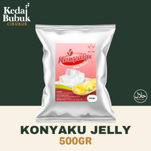 Konyaku Jelly Plain bubuk minuman jelly toping powder Javaland 500gr