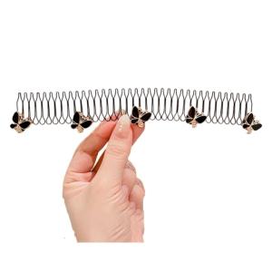 Hoa kẹp tóc tóc hoàn thiện Fixer Lược Stretchable vô hình kẹp tóc thích hợp cho đám cưới và sử dụng thường nhật