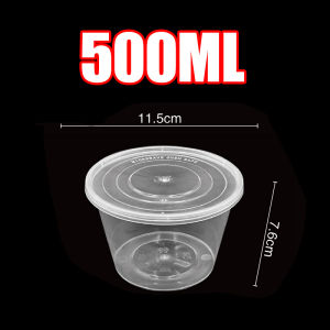 【BUY 50 TAKE 50】Round Microwavable Food Container/Microwavable Plastic Disposable Container