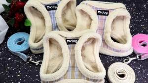 Winter Small Dog Harness Vest and Leash Set Cotton Comfortable Soft Puppy Dog Harness and Leads CatHarness for Small Dogs2026