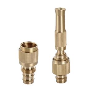 Semprotan Air Lurus / Kuningan Hose Nozzle Kepala Cuci Mobil 1/2 INCH Hose Nozzle Kepala Cuci Mobil