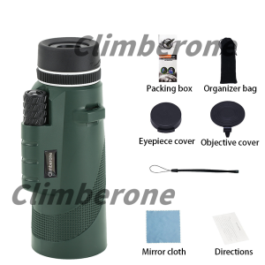 80X100 High Power Monocular telescope long range original bak4 binoculars Prism With Tripod Phone Clip For Outdoor Camping telescope original telescope for bird telescope for phone green monocular high power telescope binocular long range original
