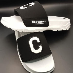Dép Nam Nữ quai ngang Covernat chữ nổi 3D thời trang nhẹ êm chânbền đẹp hot trend 2023
