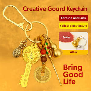 Key Chain Unique Personality Decorative Ornament Keychain Cultural Connotation Positive Energy Focus