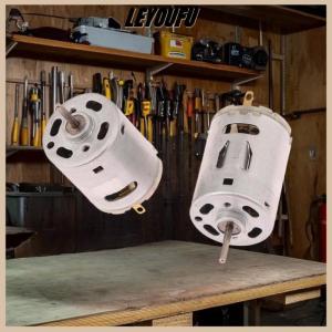 LEYOUFU 1 Piece DC động cơ 12V 365 385 tốc độ cao Carbon bàn chải động cơ điện DIY đồ chơi Fan Mini Micro động cơ cho máy sấy tóc
