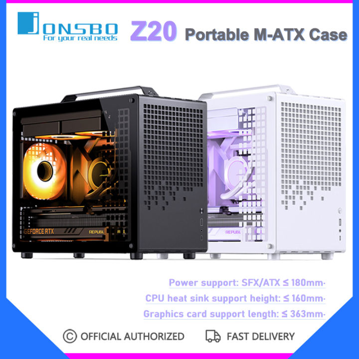 Jonsbo Z20 kes komputer mudah alih mATX -ITX sokongan chassis SFX/ATX ...