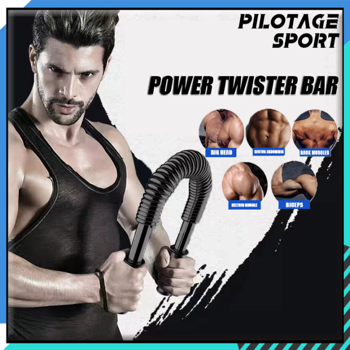 Power Twister Bar Arm Force Rod Spring Forearm Blaster Bar Arm