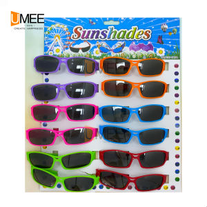 12Pcs Party Gift Sunglass Black Lenses 6 Colors Pad For Party Gift-Loot Bag Filler