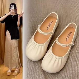[Free Shipping] New Spring And Summer Open-Toe Shoes For Outdoor Wear Fashionable Korean-Style Soft-Soled Comfortable Shoes For Vacation Trendy WomenS Shoes
