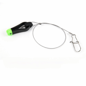 BLENCHE Heavy Duty Downrigger Release Clip Steel Wire With Swivel Fishing Release Clip Fishing Tackle Deepwater Drag Trolling Release Clip Boat Fishing