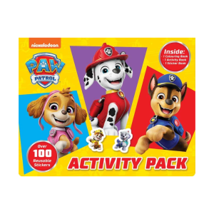 Nickeledeon Paw Patrol Activity Pack For Kids Easy To Bring Case With Books & Stickers