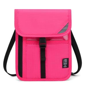 RFIDS Travel Neck Wallet Secure Holder and Money Pouch Adjustable Neck Strap to Keep CashCredit Cards Safe