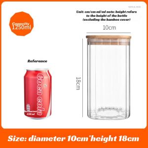 Storage Jar Stable Placement Odor Penetration Prevention Candy Jar Bright and Clear Smooth and Rounded Mouth