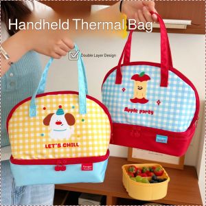 Lunch Box Knock Large Capacity Bento Bag Warm Bag Original Design High Value Storage Cleaning Safety