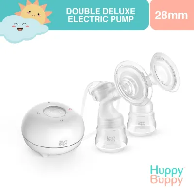 Huppy Buppy Deluxe Double Electric Breast Pump Rechargeable LED Touch Panel