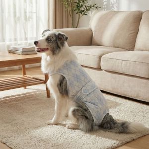 OUTOPEN Anti-Licking Dog Sterilization Suit Adjustable Sleeveless Dog Sanitary Pants Fully Coverage Waterproof Lining Postoperative Bodysuit Wound Protection