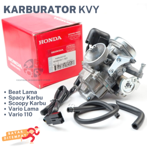 KVY KARBURATOR BEAT KARBU KEIHIN SPACY SCOOPY VARIO 110 LAMA VARIO TECHNO / KALBULATOR BEAT LAMA / KARBURATOR SCOOPY / KARBULATOR MOTOR BIT KARBU BET / SALURAN KARBU RATOR BEAT KARBU LAMA / CARBURATOR ASSY / SATU SET KARBU KOMPLIT REPAIR KIT PE 24 26 28