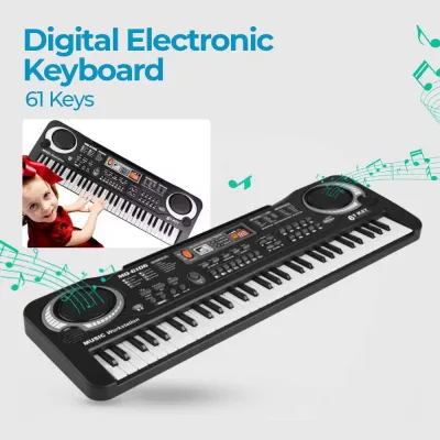 Piano Musik Anak Keyboard Piano Mainan Anak elektronik Edukasi Alat Musik Anak 61 Keys Bisa Charger