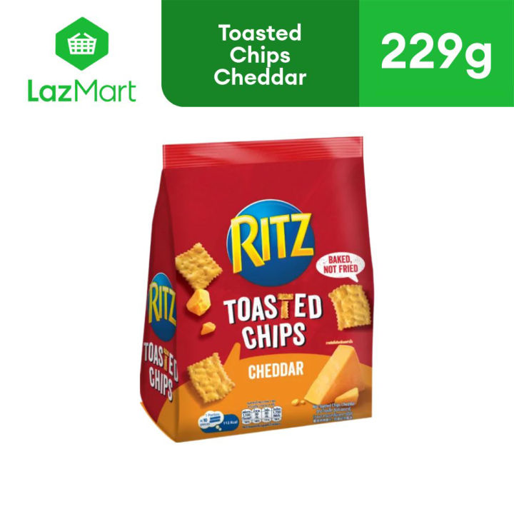 Ritz Toasted Chips Cheddar 229g