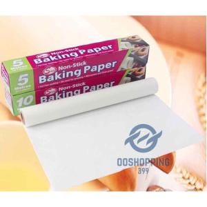 [10 ชิ้น] กระดาษไข BAKING PAPER กระดาษรองอบ กระดาษรองกันติด อุปกรณ์เบเกอรี่ ยาว 5เมตร และ10เมตร. OO99