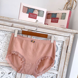 U-5146 ⚡️ส่งไวจากไทย⚡️แพ็ค 4 ตัว [เอว24-50] กางเกงในเอวสูง กางเกงในหญิง กกน.เอวสูง กกน.หญิง ชุดชั้นในหญิง