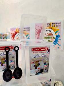 5pcs.KLIPTOP SMALL w/ free scooper Sunnyware