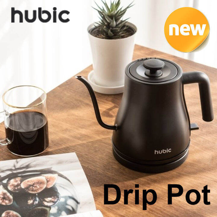 Hubic Korea HB-1181DB Coffee Drip Pot Tea Kettle Milk Foam Maker 800ml ...