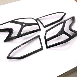 Vemart nissan almera turbo n18 2020-2022 carbon fiber head lamp cover tail lamp cover garnish accessories