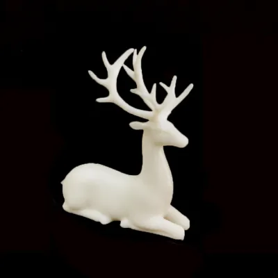 BLACKON Creative Deer Ornament Modern Sitting/Standing Position Reindeer Sculpture Miniatures Figurine Cute Christmas Deer Statue Ornament
