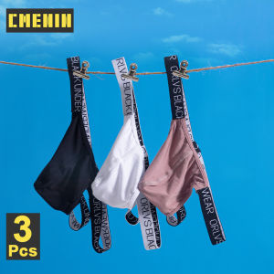 CMENIN ORLVS 3Pcs Modal Plain Hip Raise Underwear Men Thong Men Jockstraps Transparent Underpants G String men Pouch Underwear U Pouch OR6107