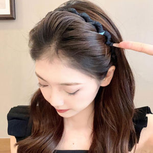 Cao sọ Top sóng lớn Headband nữ 2024 phong cách mới cao cấp phong cách thời trang với răng chống trượt Headband nữ