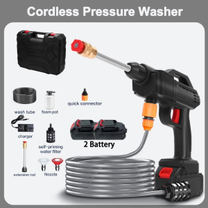 Car Washer High Pressure Washer Rechargeable Wireless Car wash spray gun Lithium Battery Portable