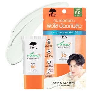 ฑาบายน้องฉัตร กันแดด น้องฉัตร ติดทน 15g THA Acne Sunscreen SPF50 PA++++